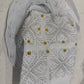 GUELE BLANC/ foulard nigerian