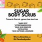 Dark spot turmeric body sugar scrub/// gommant corporel au tumeric
