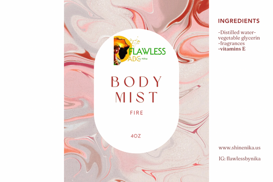 FIRE- BODY MIST// EAU DE PARFUM -FEU