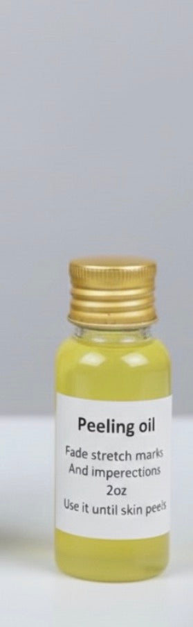 Peeling oil for stubborn zone