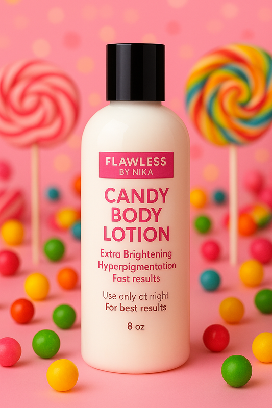 CANDY Body lotion (teint clair) light skin - 3 shades lighter