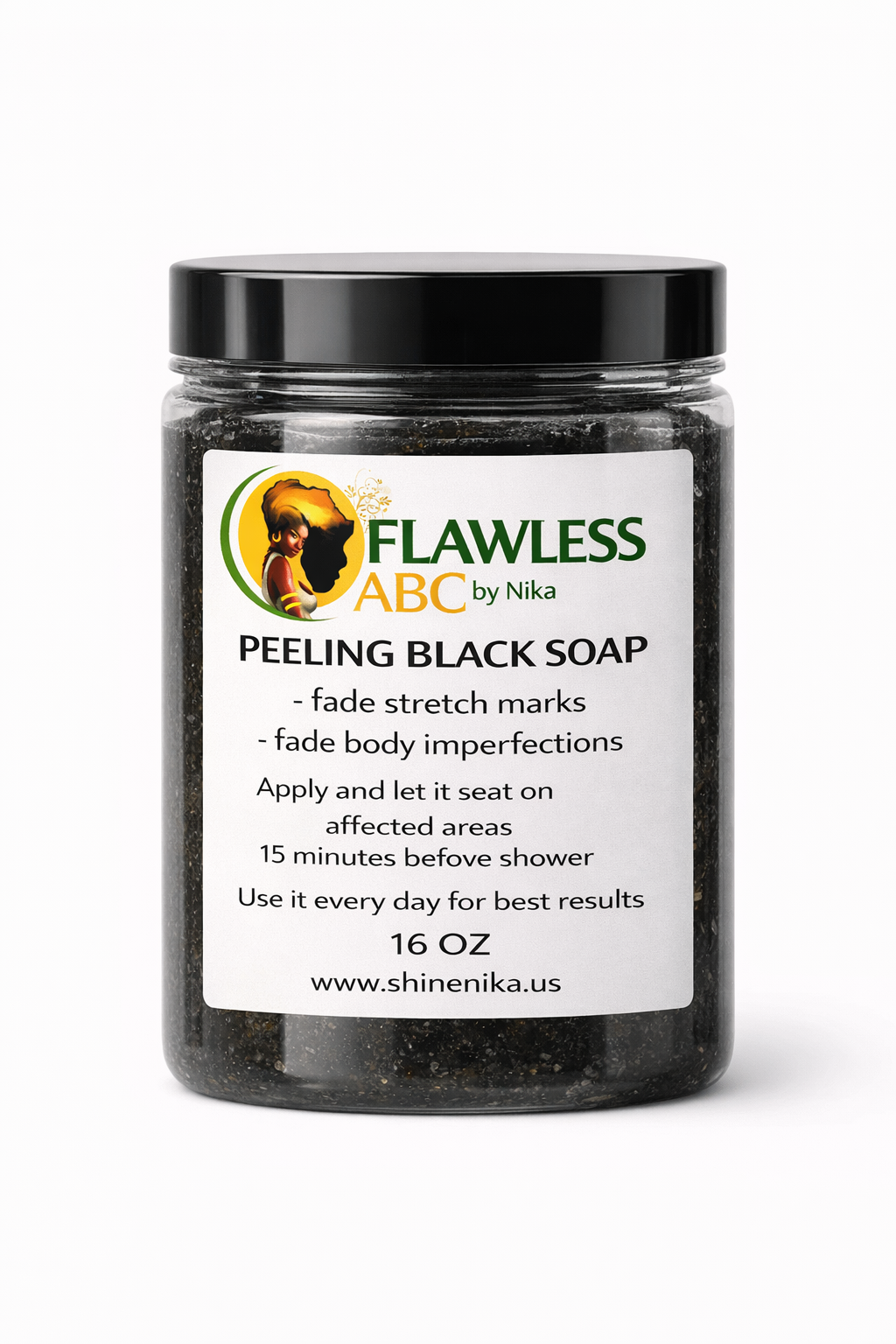 PEELING BLACK SOAP MOLATO// SAVON NOIR PEELING
