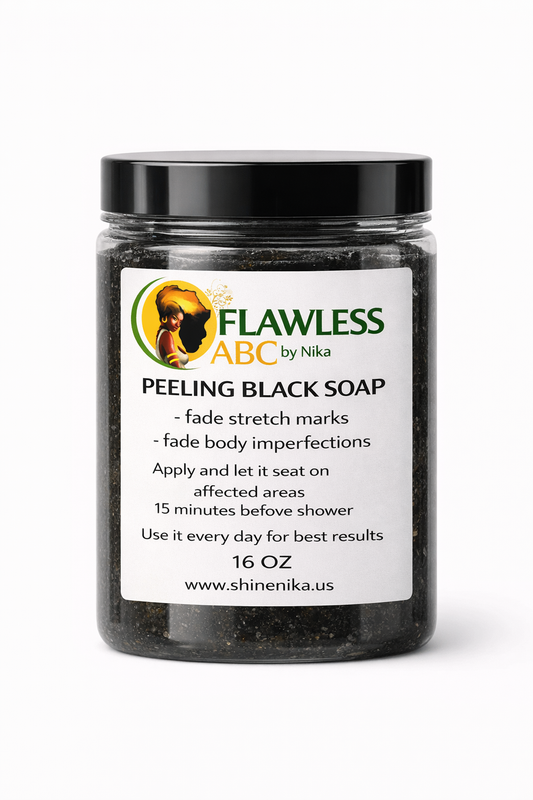 PEELING BLACK SOAP MOLATO// SAVON NOIR PEELING
