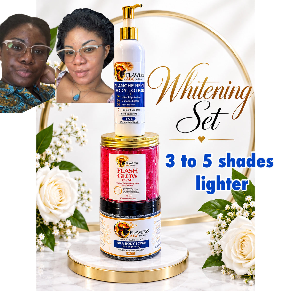 GAMME BLANCHISSANTE- WHITENING SET