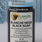 BLANCHE NEIGE SOAP- extremely brightening Black soap —- 7 days results